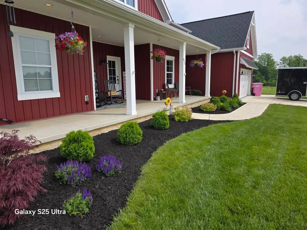 landscape and mulching